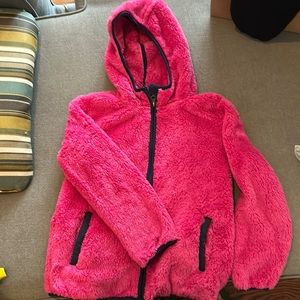 New pink super soft full zip fleece